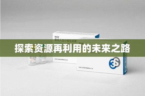 襄阳探索资源再利用的未来之路